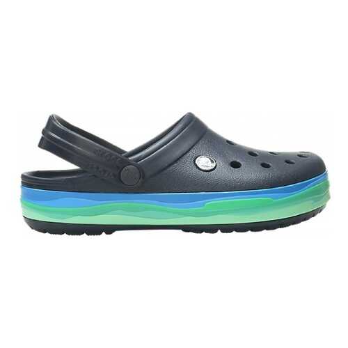 Сабо мужские Crocs Crocband wavy band clog-1 синие 46.5 RU в Зара