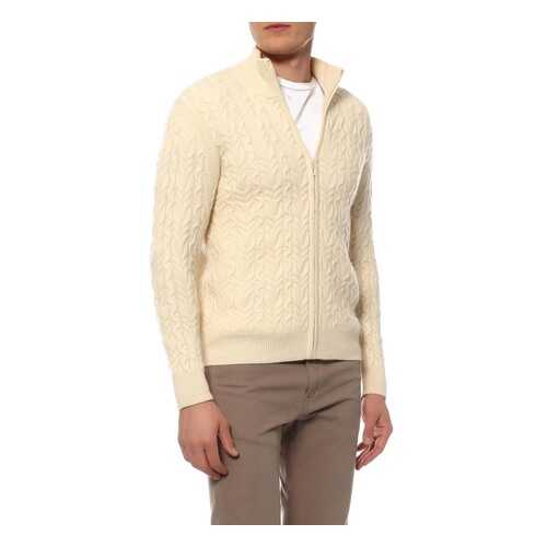 Кардиган мужской Mir cashmere WME16-038 белый 4XL в Зара