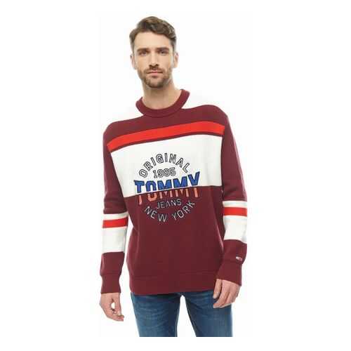 Свитер мужской Tommy Jeans DM0DM06992 0EH красный XL в Зара